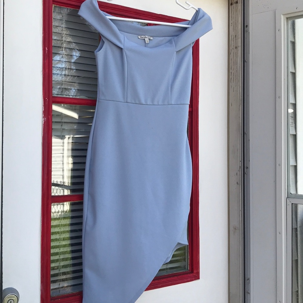 Cute, slit tight dress!